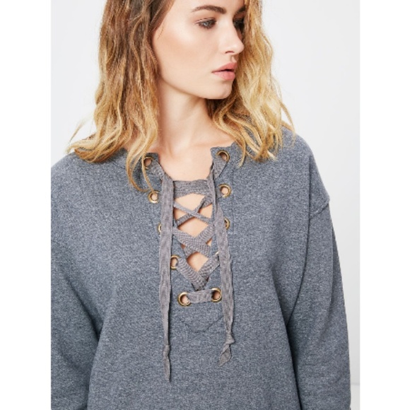 MOTHER Sweaters - 💕MOTHER💕 The Tie Up Easy Corset Sweatshirt